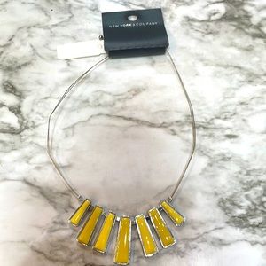 Yellow charm necklace